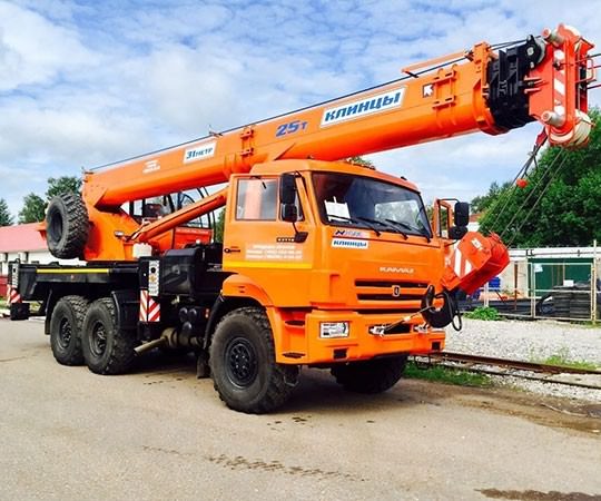 Аренда автокрана в Ельце и  Липецкой области