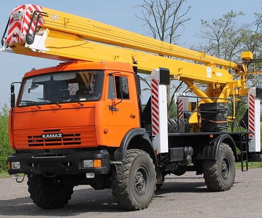 Аренда автовышки в Ельце и  Липецкой области