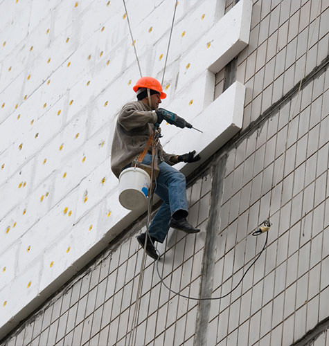 Утепление фасада многоквартирного дома в Ельце
